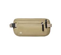 Riñonera compacta con bloqueo antirrobo, bolsas de viaje con múltiples compartimentos de almacenamiento seguros para artículos esenciales, Caqui, As the pic show