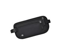 Riñonera compacta con bloqueo antirrobo, bolsas de viaje con múltiples compartimentos de almacenamiento seguros para artículos esenciales, Negro, As the pic show