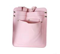 Riñonera compacta multibolsillo para jardineros con correas ajustables de ajuste seguro, organizador de herramientas para llevar manos esenciales de jardinería y herramientas florales (rosa)