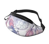 Riñonera con atrapasueños de Native American para hombres y mujeres, Black, Talla única, Riñoneras