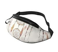 Riñonera con atrapasueños de Native American para hombres y mujeres, Black, Talla única, Riñoneras