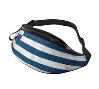Riñonera con bandera griega para correr, senderismo, viajes, entrenamiento, pasear al perro, deportes, pesca, riñonera, Black, Talla única