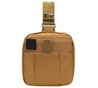 Riñonera con cinturón, monedero, llaves, monedero, almacenamiento de tarjetas, forma rectangular, bolsa de supervivencia, bolsa de cintura, organizador de cintura, Khaki, Talla única