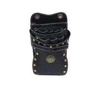 Riñonera con Corte de Pelo Caja de la bolsa tijera cabello peine Peluquería Pelo Scissor Holster Pouch Holder Herramienta para Peluqueros(Schwarz)