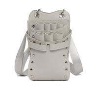 Riñonera con Corte de Pelo Crossbody Hairdressing Scissors Pet Tool Storage Bag para Peluqueros(Blanco)