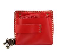 Riñonera con Corte de Pelo Estuche for tijeras de peluquería for Estilista Riñoneras Funda para Peluqueros(Rouge)