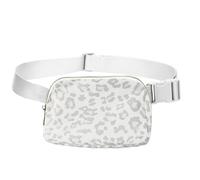 Riñonera con Cremallera for Mujer, riñonera for Deportes al Aire Libre, Bandolera de Hombro, cinturón Informal de Viaje for Hombre y Mujer, Bolsa for Dinero(White 1)