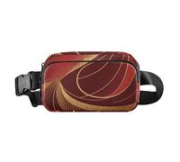 Riñonera con diseño de arte abstracto para mujeres y hombres, mini riñonera con correa ajustable para entrenamiento, correr, senderismo