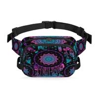 Riñonera con diseño de atrapasueños para mujeres, hombres, niñas y niños, riñonera bohemia con atrapasueños para correr, deportes, senderismo, bolsa de cinturón, color, XL, Organizador de bolsas
