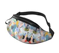 Riñonera con diseño de girasoles, diseño floral, estilo vintage, indie, bohemio, manos libres, para fotógrafos al aire libre, 14 x 35 cm, a16, Talla única