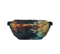 Riñonera con diseño de Jesús Mirando hacia Arriba para Mujer y Hombre, Bolso Bandolera con diseño religioso de la Iglesia de Cristo para Deportes, Viajes, Senderismo, Correr y Trotar.