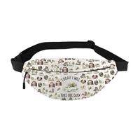 Riñonera con diseño de rana y sapo con texto en inglés «Today I Will Take Life Easy», rana y Cottagecore, regalo, Life Easy Wb, Riñoneras
