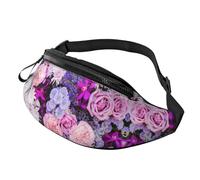 Riñonera con estampado de limón amarillo, fibra de poliéster de alta densidad, cómoda y flexible, adecuada para uso diario, Flor de naturaleza colorida, Talla única