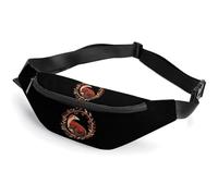 Riñonera con Estampado de Oso Hormiguero, Bolso Cruzado, riñonera para Correr y Hacer Ejercicio