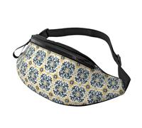 Riñonera con estampado Q para mujeres y hombres, riñonera deportiva, bolsa de cinturón para viajes, senderismo, correr