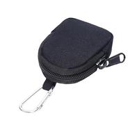 Riñonera con hebilla, bolsa de cintura para exteriores, monedero, llavero, cremallera, bolsillo al aire libre, para hombres y mujeres, Black, Talla única