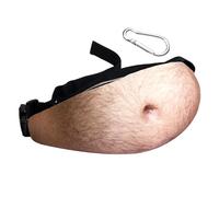 Riñonera con Mosquetón, Regalo Misterioso, Color Carne, 39cmx19cm - Interesante Regalo de Cumpleaños para Hombre, Moda