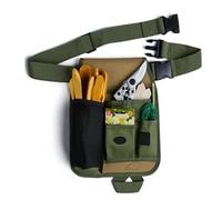 Riñonera con múltiples bolsillos para electricista, bolsa de herramientas portátil para recorte de jardín, bolsa de herramientas para almacenamiento al aire libre (2 piezas)
