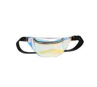 Riñonera con Personalidad Deslumbrante, Bolso de Pecho holográfico Impermeable a la Moda, Monedero con Cierre de Bolsillo Cruzado