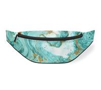 Riñonera con textura de mármol para hombres, mujeres, niños y niñas, color mármol, riñonera deportiva, senderismo, correr, bolsa de cinturón, color, M, Organizador de bolsas