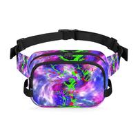 Riñonera creativa con diseño de calavera y árbol, multifunción, para viajes, deportes, correr, calavera, nebulosa, estrella, riñonera, riñonera, bolsa de cinturón para mujeres, hombres, niñas y niños,