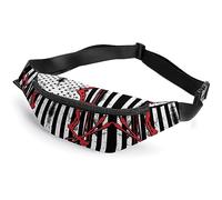 Riñonera cruzada con diseño de flecha de ballesta y bandera americana con correa ajustable para hombres y mujeres de viaje, Estilo:, 36*15cm, MHXYZHW