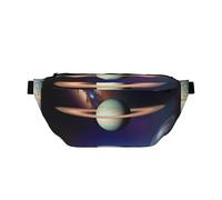 Riñonera cruzada Cosmic Saturn. Gran capacidad, impermeable y resistente al polvo, cremallera segura, adecuada para viajes y actividades al aire libre.