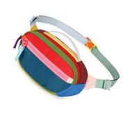 Riñonera cruzada de secado rápido a prueba de sudor con diseño reflectante para correr, senderismo y actividades de fitness, cinturón de actividad al aire libre, Color azul, Mass Beauty