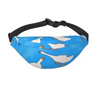Riñonera cruzada de viaje White Goose House, adecuada para deportes, correr, ciclismo, viajes, pesca, bolsa de cintura grande para niños,