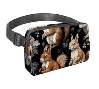 Riñonera cruzada impermeable para mujeres y hombres, riñonera con correa ajustable para correr, entrenar, viajar, pastor alemán, Multicolor 7, Talla única, Organizador de bolsas