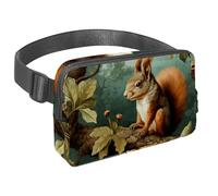 Riñonera cruzada impermeable para mujeres y hombres, riñonera con correa ajustable para correr, entrenar, viajar, pastor alemán, Multicolor 6, Talla única, Organizador de bolsas