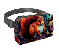 Riñonera cruzada impermeable para mujeres y hombres, riñonera con correa ajustable para correr, entrenar, viajar, pastor alemán, Multicolor 17, Talla única, Organizador de bolsas