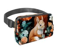 Riñonera cruzada impermeable para mujeres y hombres, riñonera con correa ajustable para correr, entrenar, viajar, pastor alemán, Multicolor 13, Talla única, Organizador de bolsas