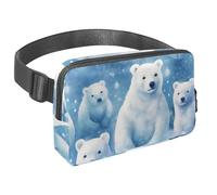 Riñonera cruzada impermeable para mujeres y hombres, riñonera con correa ajustable para correr, entrenar, viajar, pastor alemán, Multicolor 2, Talla única, Organizador de bolsas