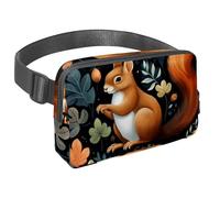 Riñonera cruzada impermeable para mujeres y hombres, riñonera con correa ajustable para correr, entrenar, viajar, pastor alemán, Multicolor 10, Talla única, Organizador de bolsas