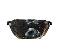 Riñonera cruzada Little Bird Nest. Gran capacidad, impermeable y resistente al polvo, cremallera segura, adecuada para viajes y actividades al aire libre.