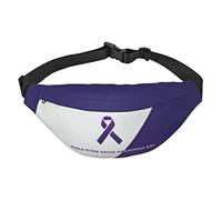 Riñonera cruzada para concienciación sobre el abuso de ancianos, para senderismo, correr, viajes, ciclismo e informal, Como se muestra en la imagen, Talla única, Mochila casual