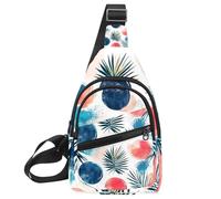 Riñonera cruzada para exteriores, senderismo, viajes, plátanos (9), Multicolor 16, 11.8x7x1.5in/30x18x4cm