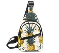 Riñonera cruzada para exteriores, senderismo, viajes, plátanos (9), Multicolor 19, 11.8x7x1.5in/30x18x4cm