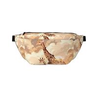 Riñonera cruzada para madre e hijo. Gran capacidad, impermeable y resistente al polvo, cremallera segura, adecuada para viajes y actividades al aire libre.