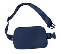 Riñonera cruzada para mujer, riñonera de moda con correa ajustable, regalos para adolescentes, niñas, mujeres y hombres, Azul oscuro, Estándar, Riñonera