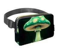 Riñonera cruzada para mujeres y hombres, riñonera verde de colibrí con bolsillos con cremallera, riñonera impermeable con correa ajustable para entrenamiento, correr, viajar, senderismo, Multicolor 10