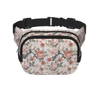 Riñonera cuadrada con estampado de la Torre Eiffel de París, de doble capa, riñonera de viaje para hombres y mujeres, Negro -, Talla única