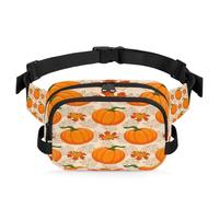 Riñonera de Acción de Gracias para mujeres, hombres, niñas, niños, otoño, Acción de Gracias, riñonera, correr, deportes, senderismo, bolsa de cinturón, color, XL, Organizador de bolsas