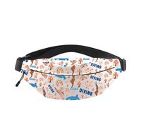 Riñonera de buceo, regalo para amantes del buceo, bolsa cruzada de buceo, regalo para mamá, regalo de buceo, No pongas la bolsa A-L, Medium