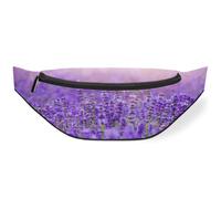Riñonera de campo de lavanda para hombres, mujeres, niños y niñas, riñonera de lavanda, deportiva, senderismo, correr, bolsa de cinturón, color, M, Organizador de bolsas