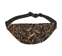 Riñonera de camuflaje de otoño para hombres y mujeres, riñonera ajustable para viajes, caminar, correr, riñoneras, Como se muestra en la imagen, Talla única, Mochila casual