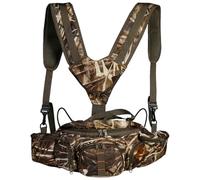 Riñonera de Caza para Hombres, Correa de Hombro extraíble, riñonera de Caza con múltiples Bolsillos, Mochila Hunter para Actividades al Aire Libre, Camo Fanny