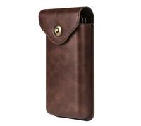 Riñonera de Cintura Telefono Hombre Compatible con Samsung Galazy Z Fold 6 5 4 3 2 1, Bolsa de Cintura para Móvil Cuero Funda de Cintura Celular Viaje Senderismo Compatible con Huawei Mate XS/X3/X2