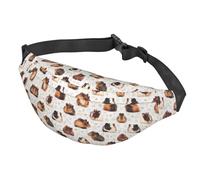 Riñonera de conejillos de indias con hebillas ajustables para correr y entrenar, Como se muestra en la imagen, Talla única, Mochila de senderismo